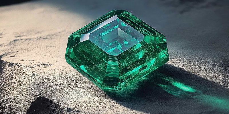 Emerald Diamond with Baguettes