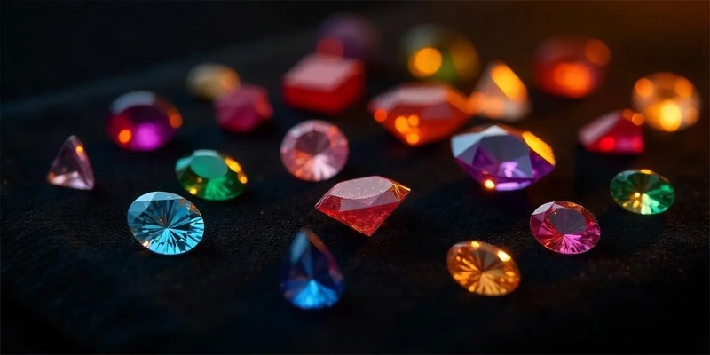 Rare unique gemstones